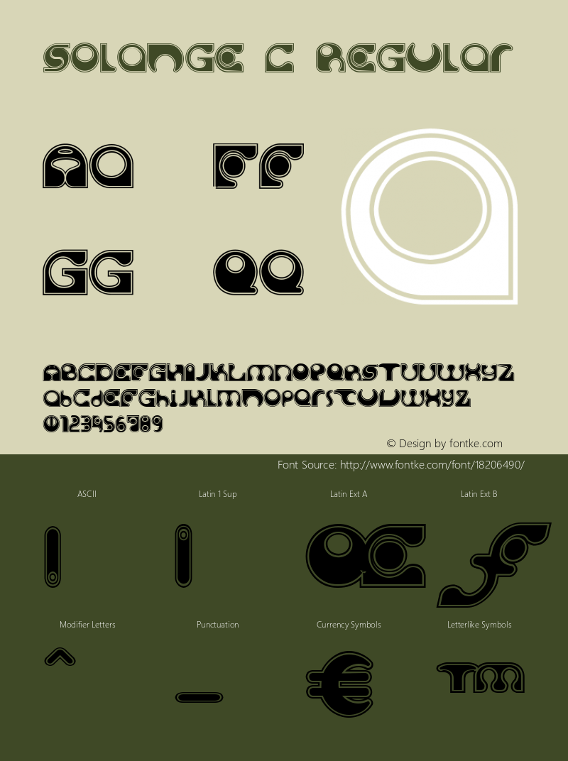 Solange C Regular Version 1.1; 2003图片样张