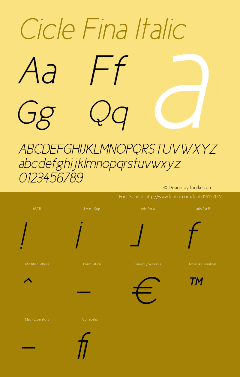 Cicle Fina Italic 001.000图片样张