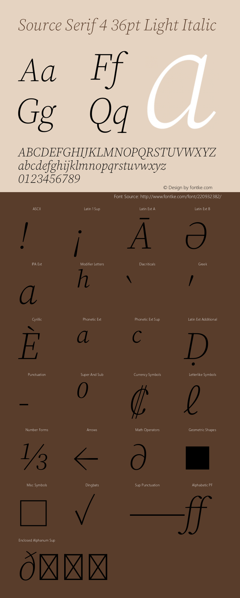 Source Serif 4 36pt Light Italic Version 4.004;hotconv 1.0.116;makeotfexe 2.5.65601图片样张