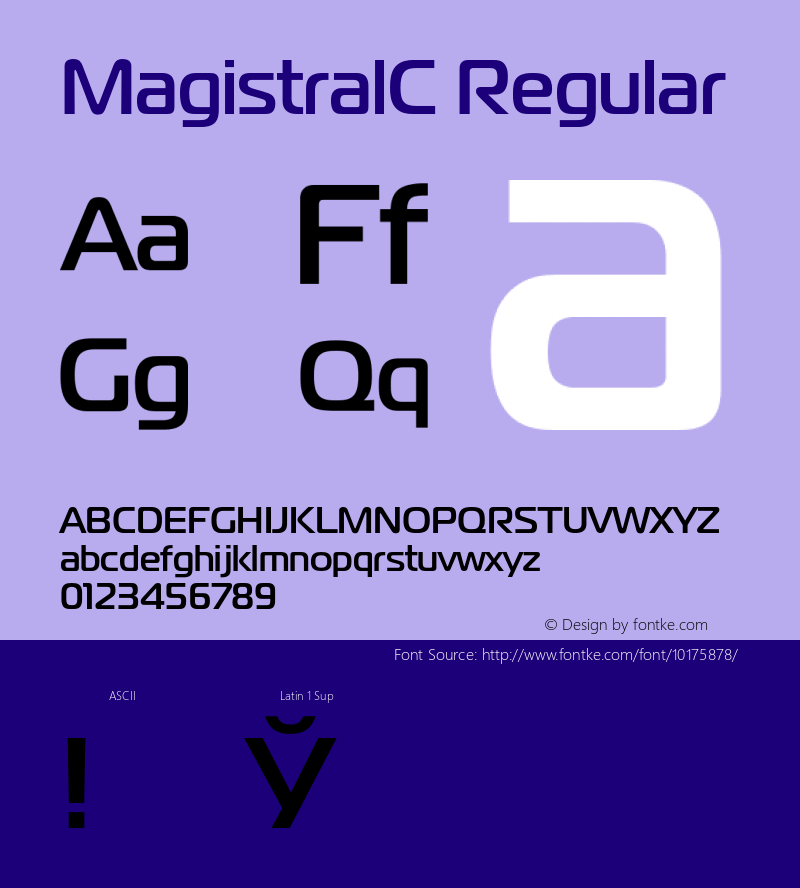 MagistralC Regular 001.000图片样张