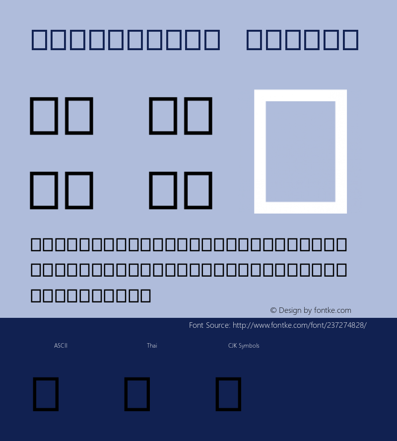 auengfont1 Version 001.000图片样张