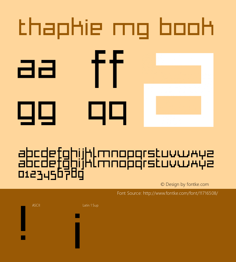 Thapkie MG Book Version v1.0图片样张