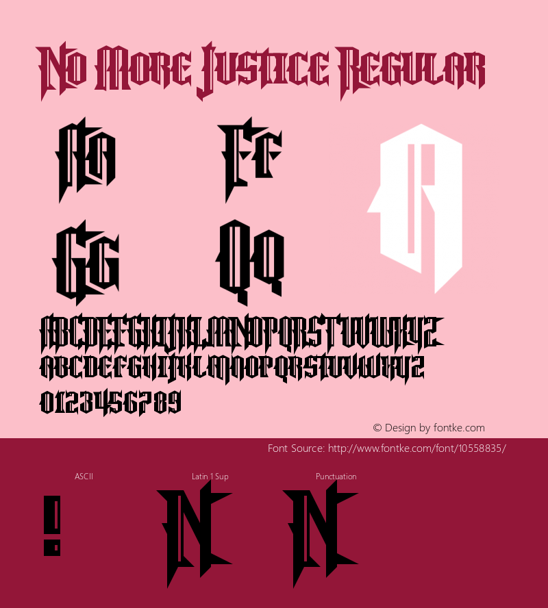 No More Justice Regular Version 1.00 June 9, 2014, initial release图片样张