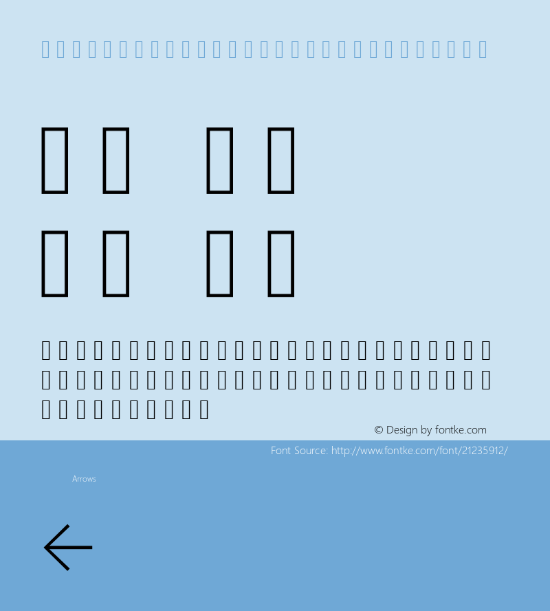 SourceSansProLight Version 1.0图片样张