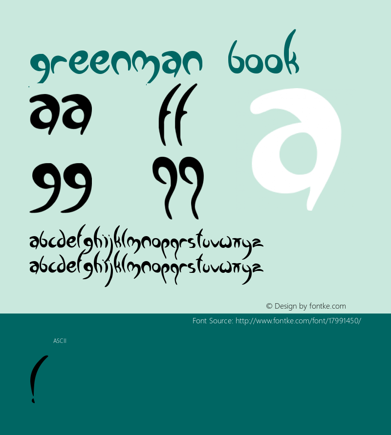 Greenman Book Version 001.000图片样张