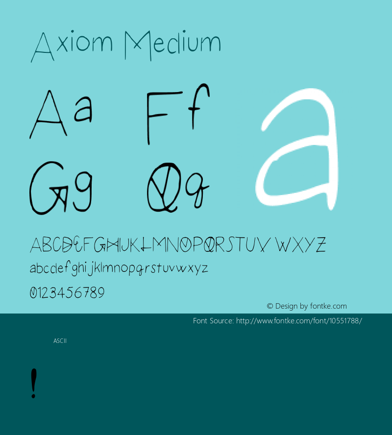 Axiom Medium Version 2图片样张