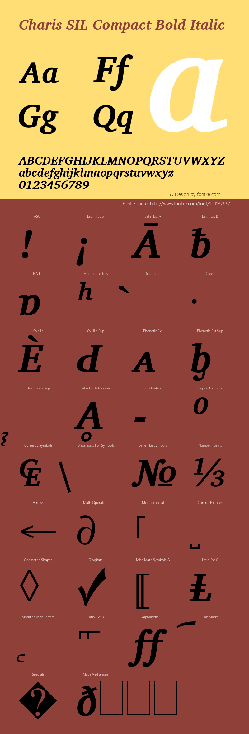 Charis SIL Compact Bold Italic Version 4.110; 2011; Maintenance release ; LnSpcTght图片样张