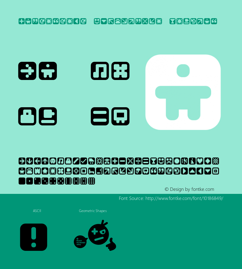 Mastertext SymbolsOne Regular 001.000图片样张