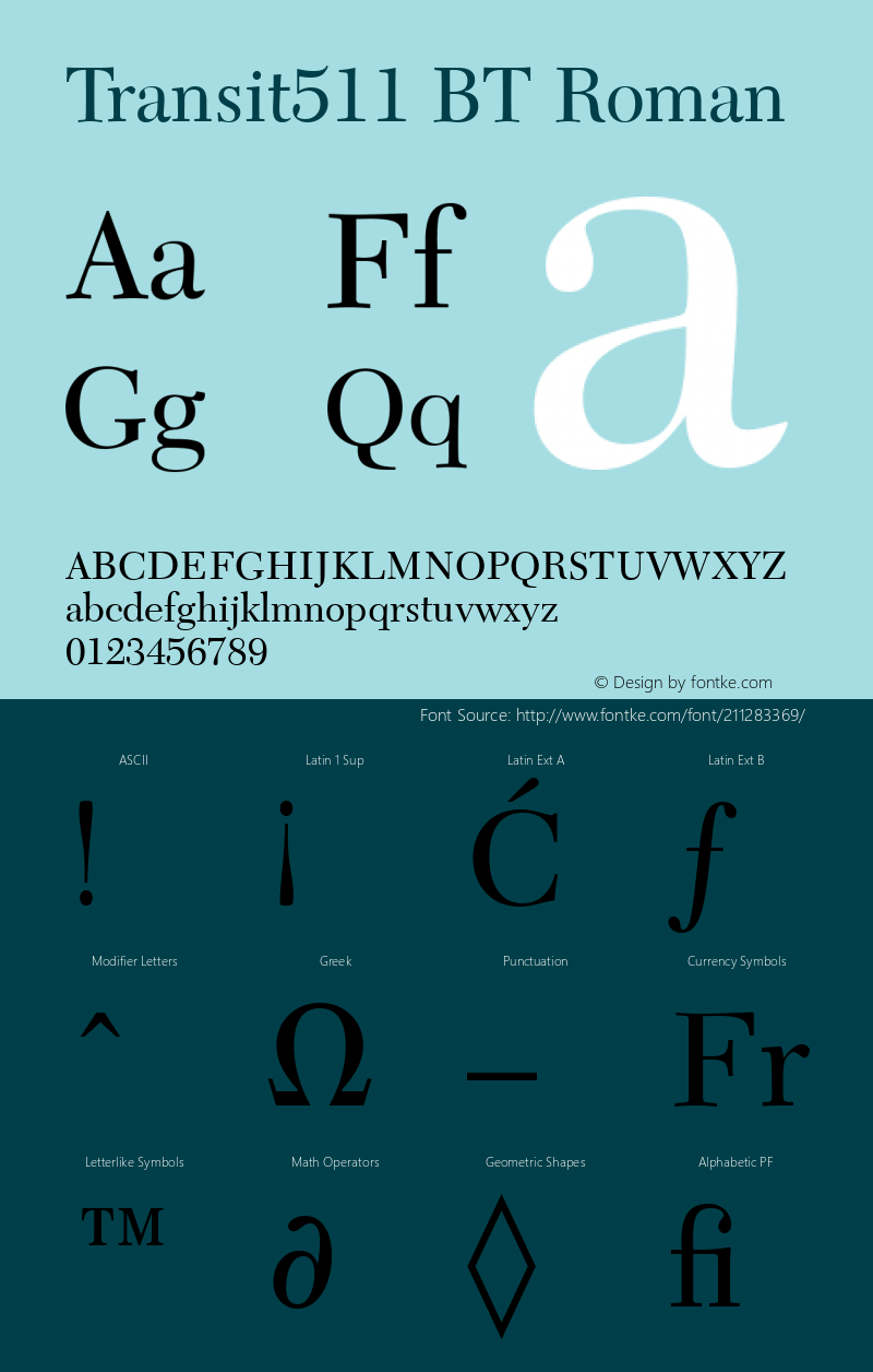 Transit511 BT Roman Version 1.01 emb4-OT图片样张