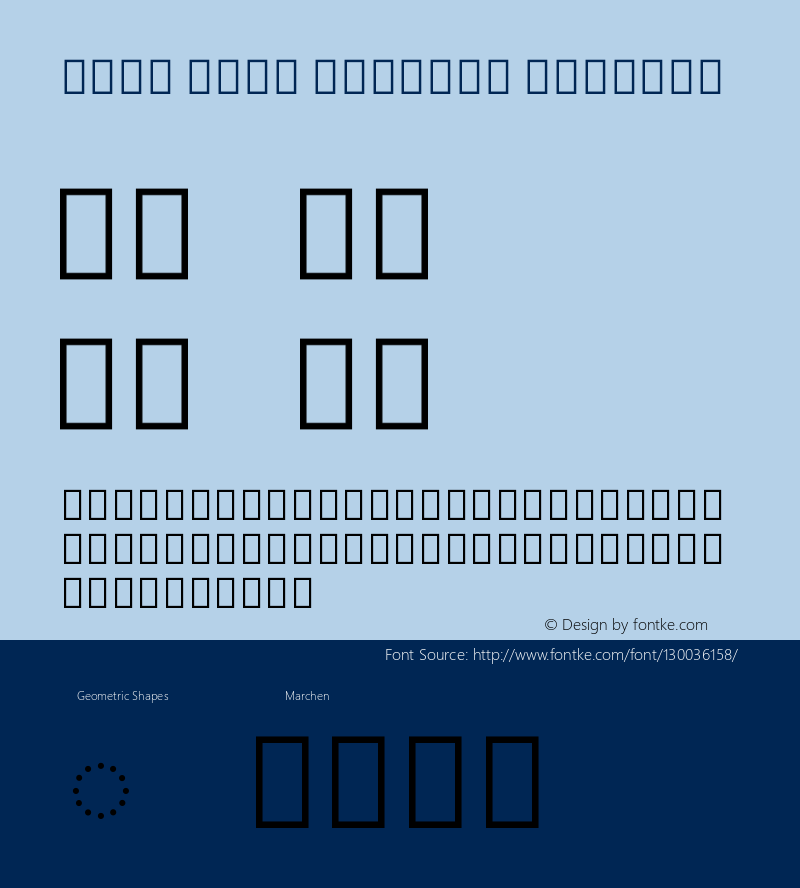 Noto Sans Marchen Regular Version 2.002图片样张