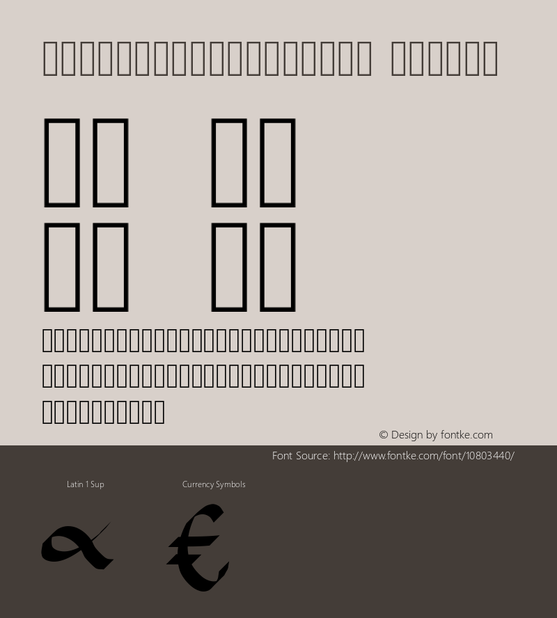 PatricksMobileFont Medium Version 001.000图片样张