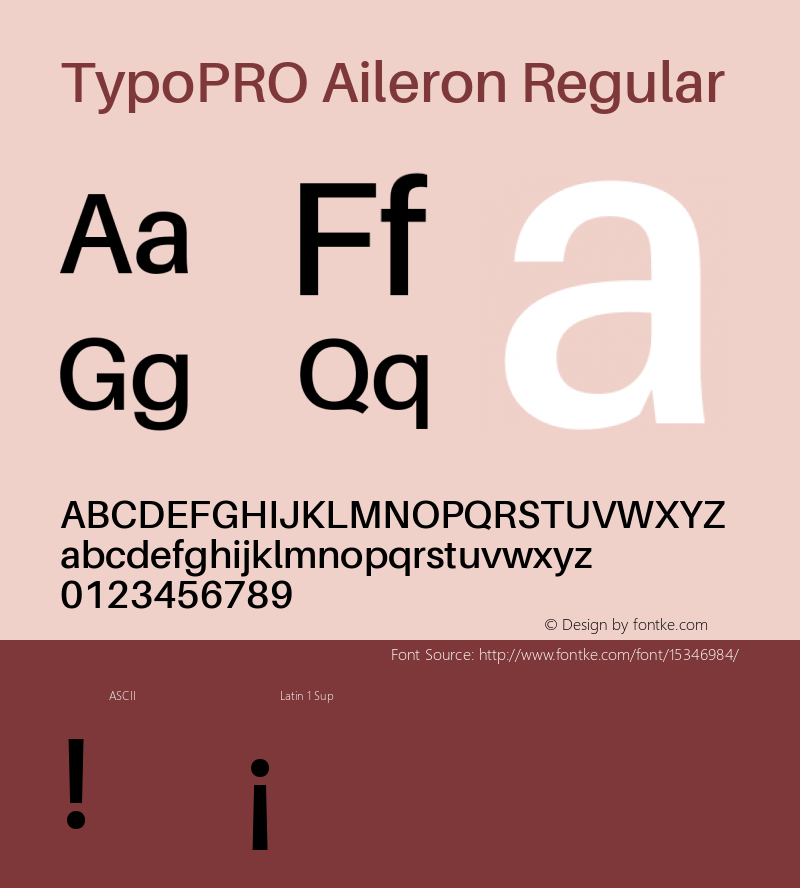 TypoPRO Aileron Regular Version 1.102;PS 001.102;hotconv 1.0.70;makeotf.lib2.5.58329图片样张