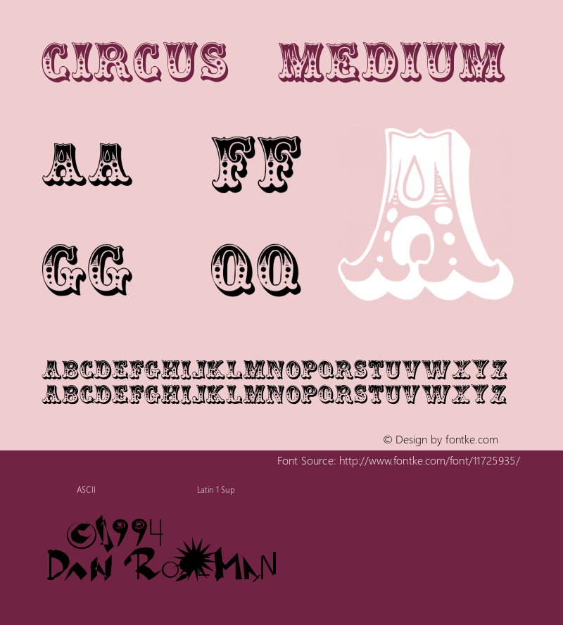 Circus Medium Version 1.0图片样张