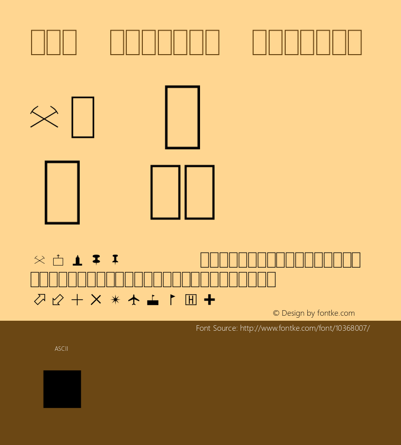 Map Symbols Regular Map Symbols:v1b图片样张