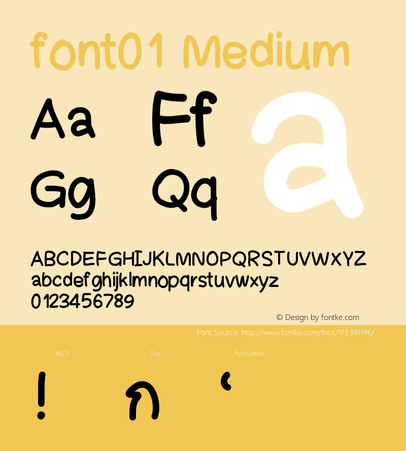 font01 Version 001.000图片样张