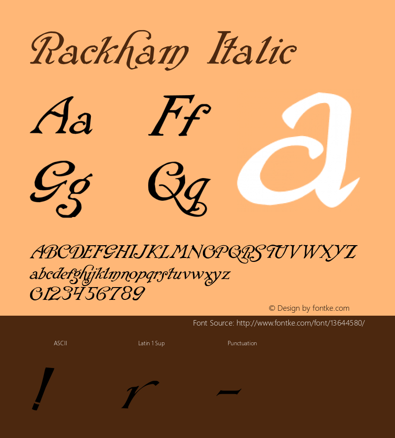 Rackham Italic 001.000图片样张