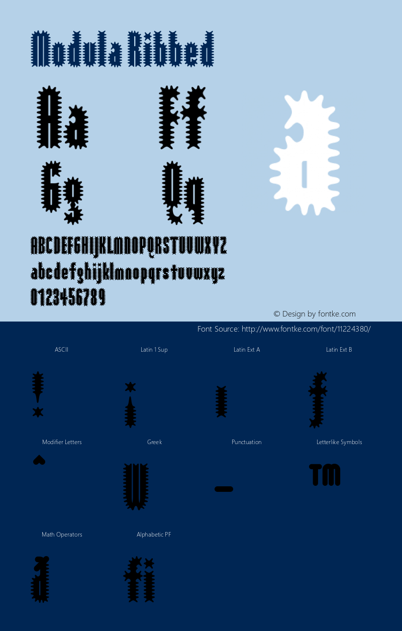 Modula Ribbed Version 001.000图片样张