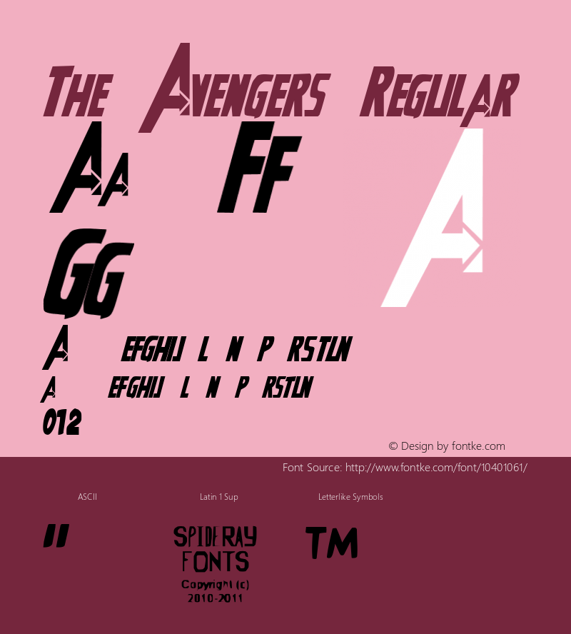 The Avengers Regular Version 1.005图片样张