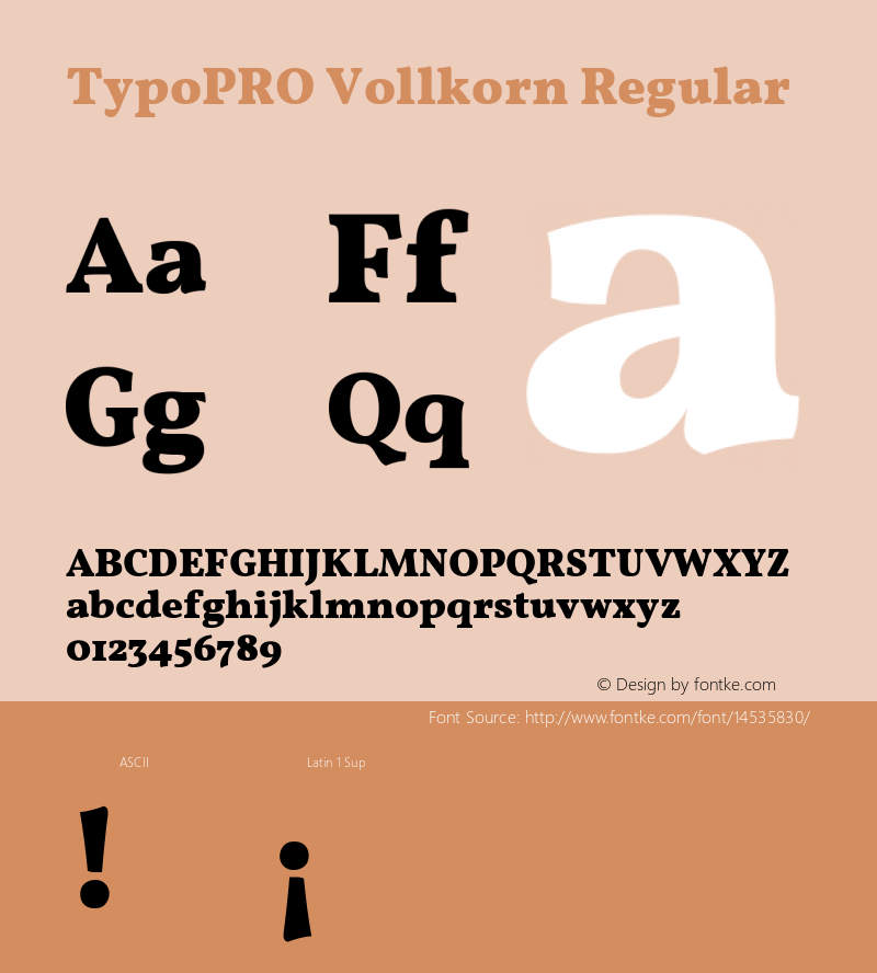 TypoPRO Vollkorn Regular Version 2.001图片样张