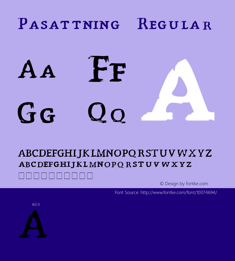 Pasattning Regular Unknown图片样张