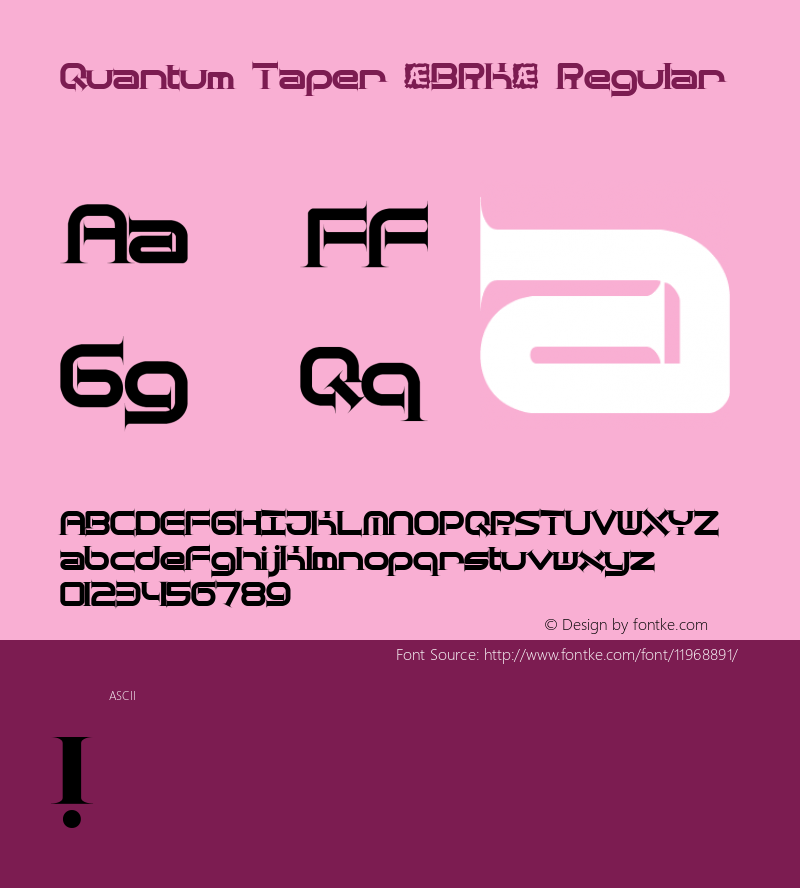 Quantum Taper (BRK) Regular Version 2.05图片样张