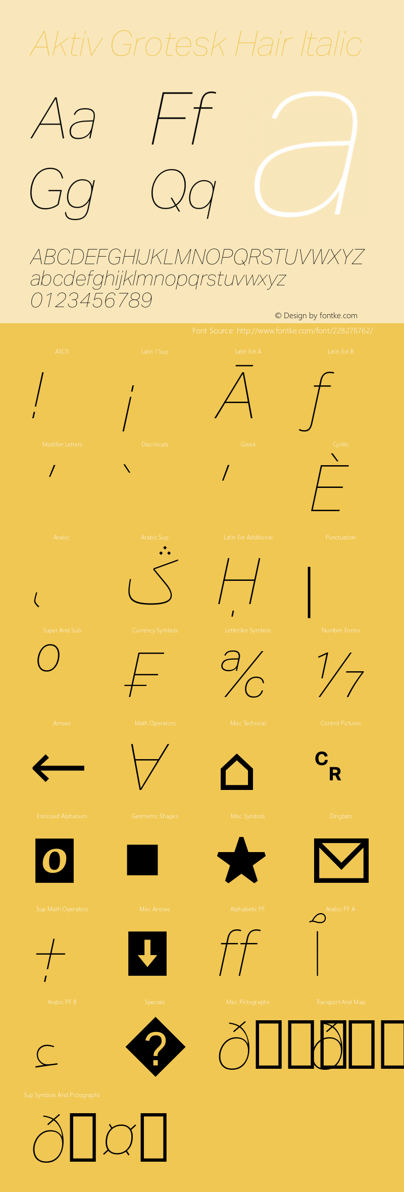 Aktiv Grotesk Hair Italic Version 3.020图片样张