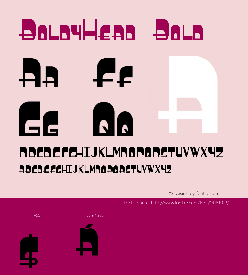 BoldyHead Bold Version 001.000图片样张