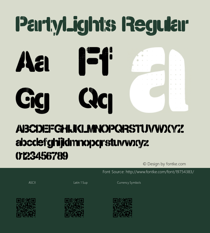 PartyLights Version 1.00 May 3, 2014, initial release图片样张