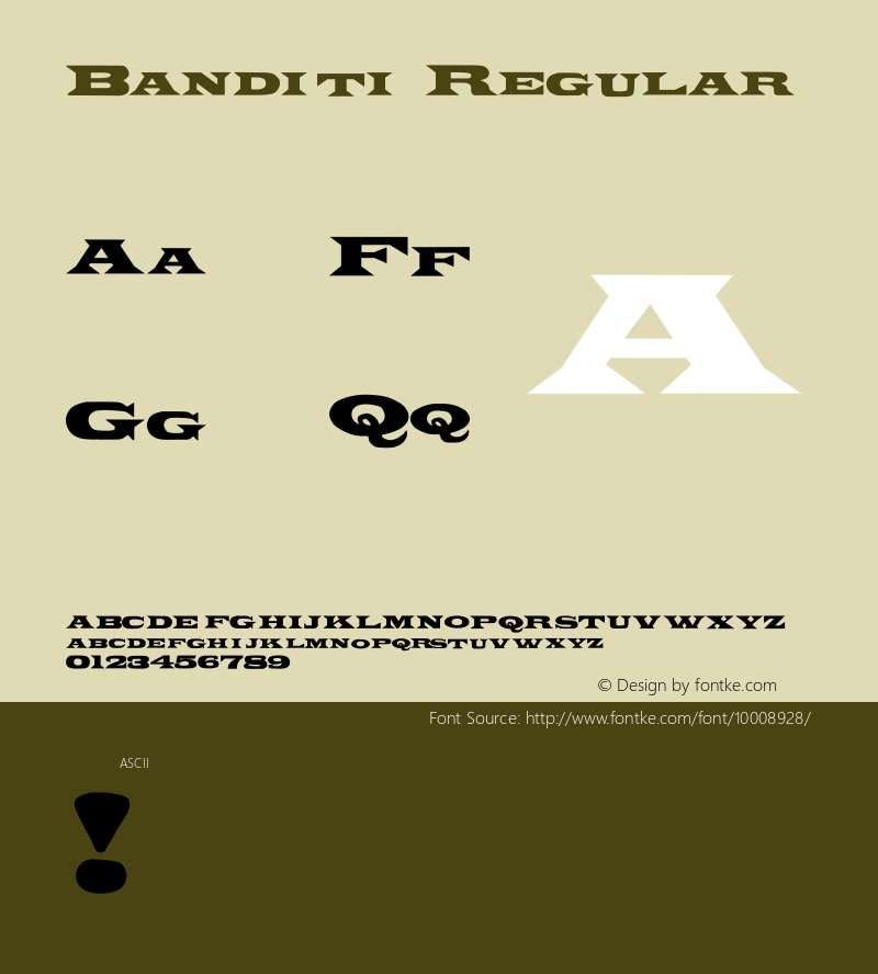 Banditi Regular Unknown图片样张