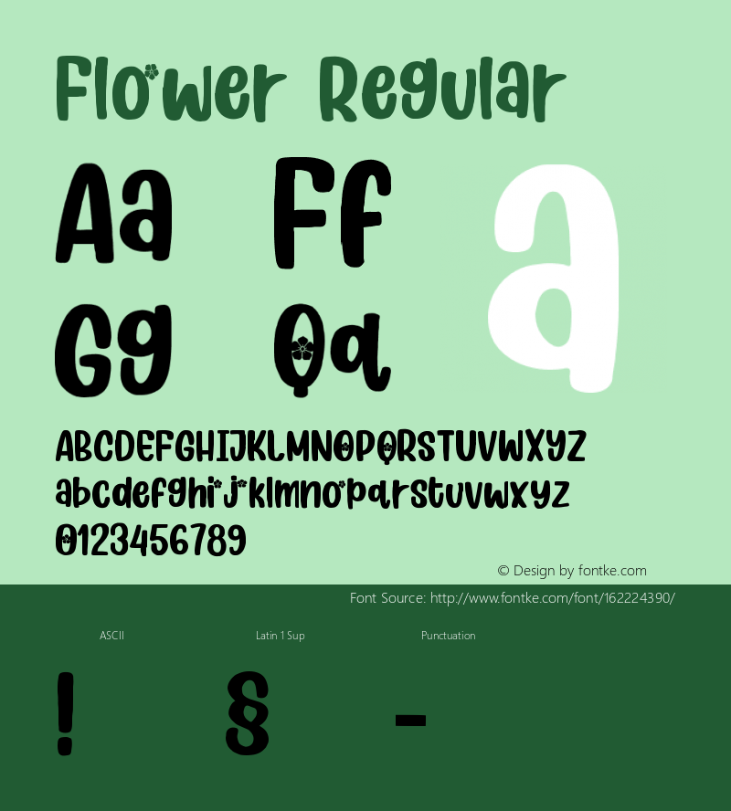 Flower 1.0图片样张