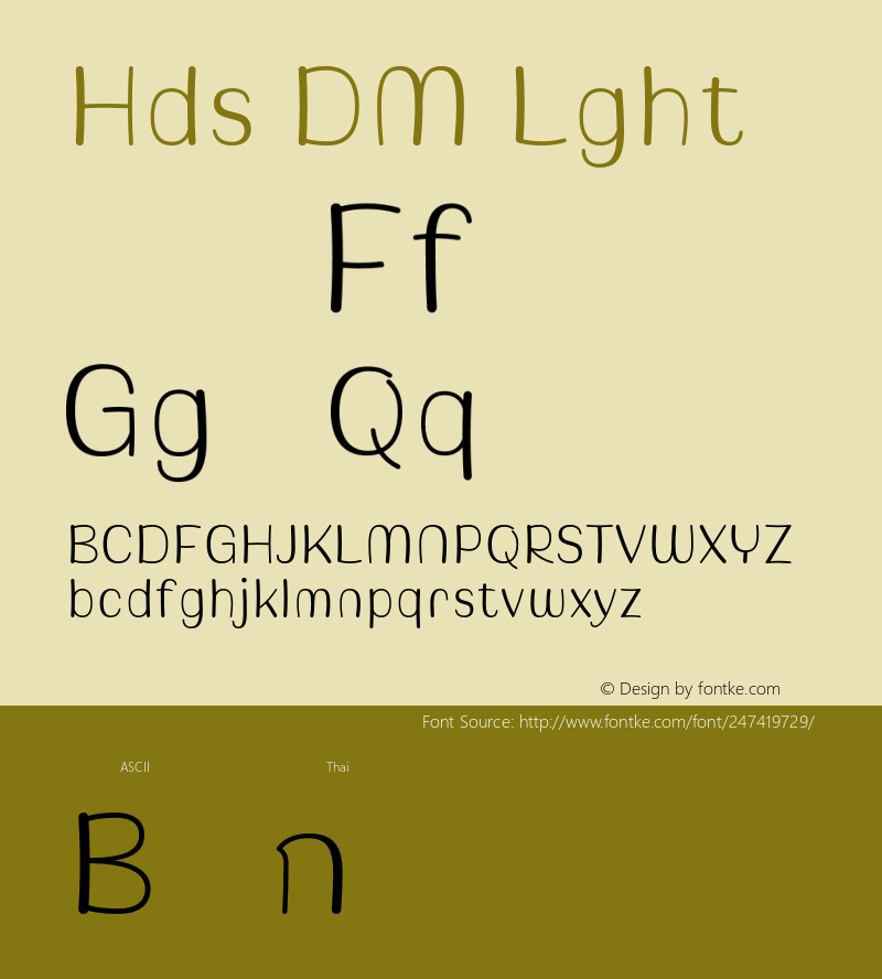 Hadsai DEMO Light Version 1.001;Glyphs 3.1.2 (3151)图片样张