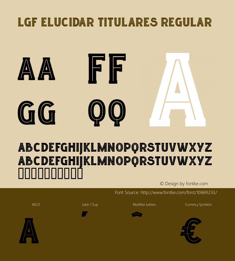 LGF ELUCIDAR TITULARES Regular Version 1.00 2013图片样张