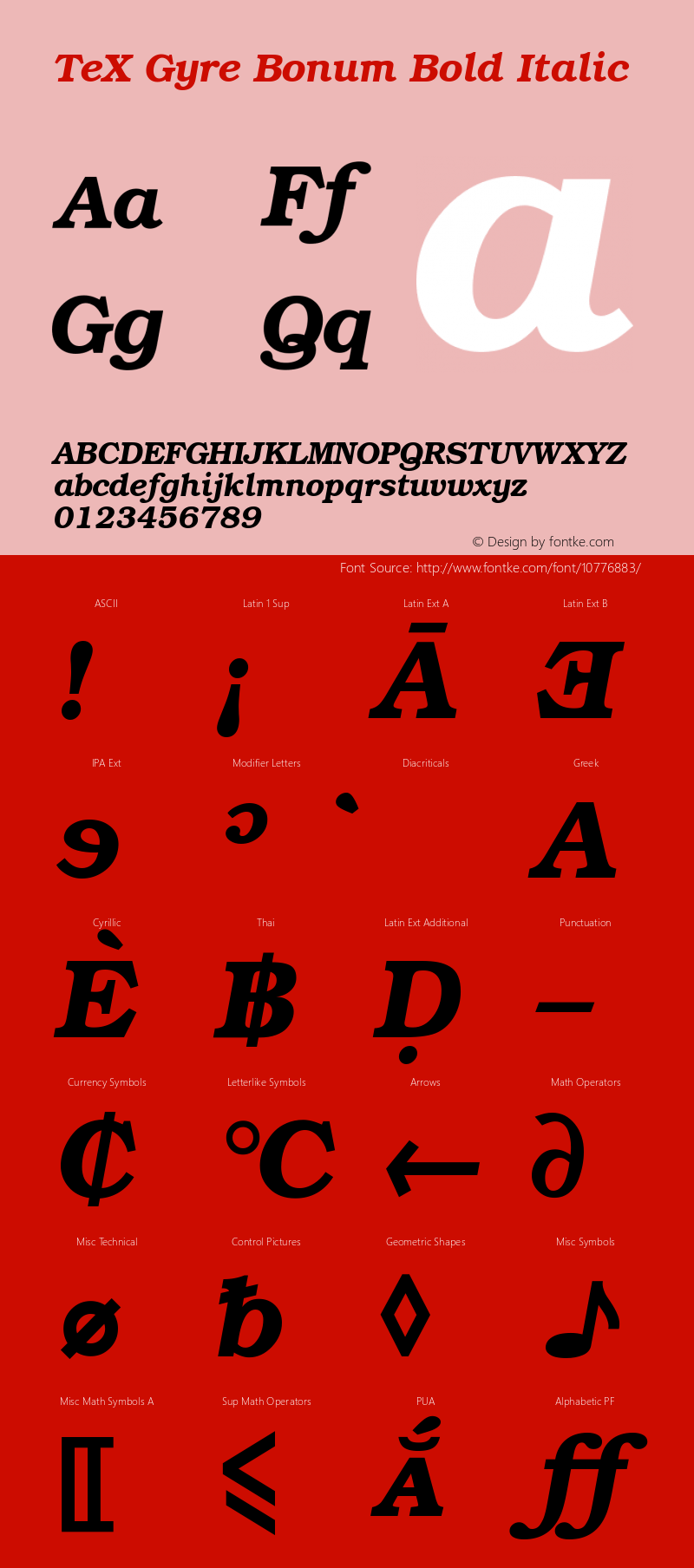 TeX Gyre Bonum Bold Italic Version 1.103;PS 1.103;hotconv 1.0.49;makeotf.lib2.0.14853图片样张