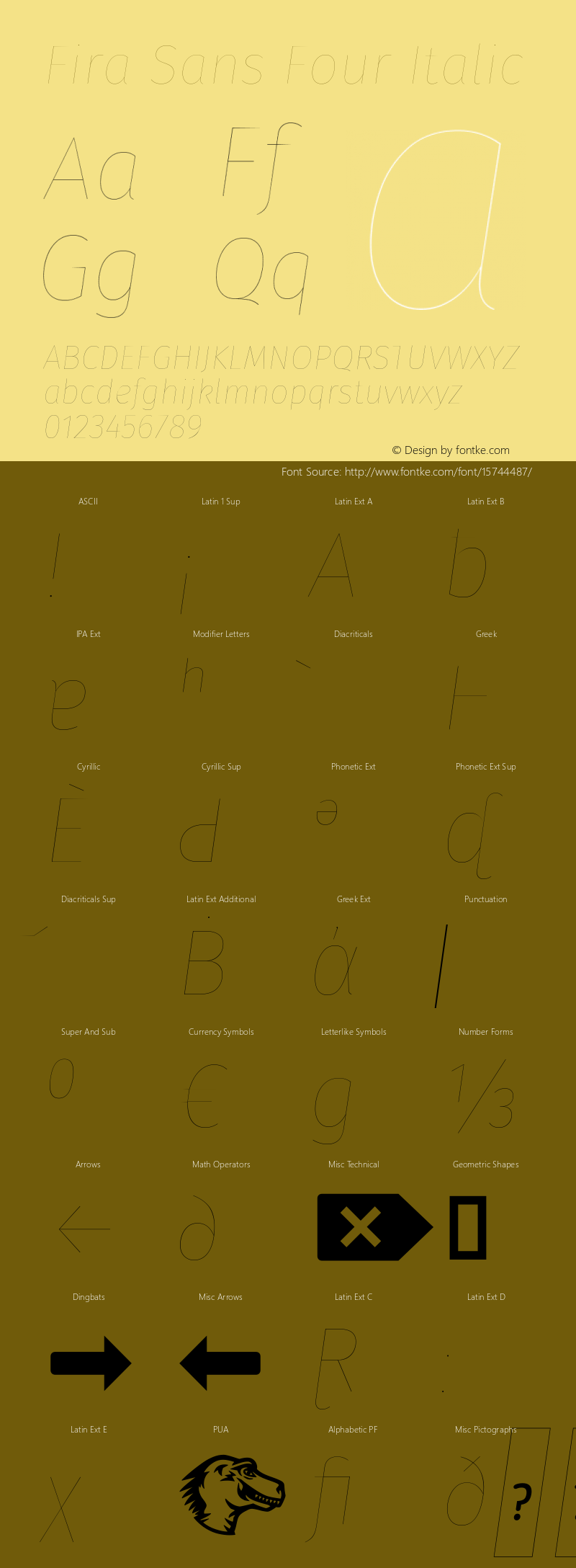 Fira Sans Four Italic Version 4.106图片样张