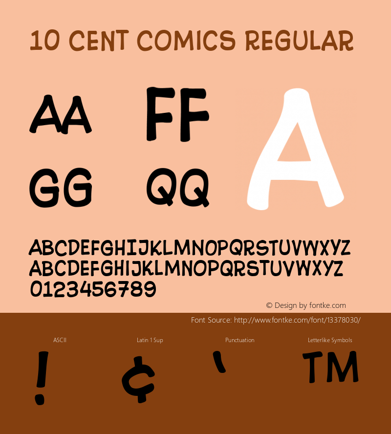 10 Cent Comics Regular Version 001.001图片样张