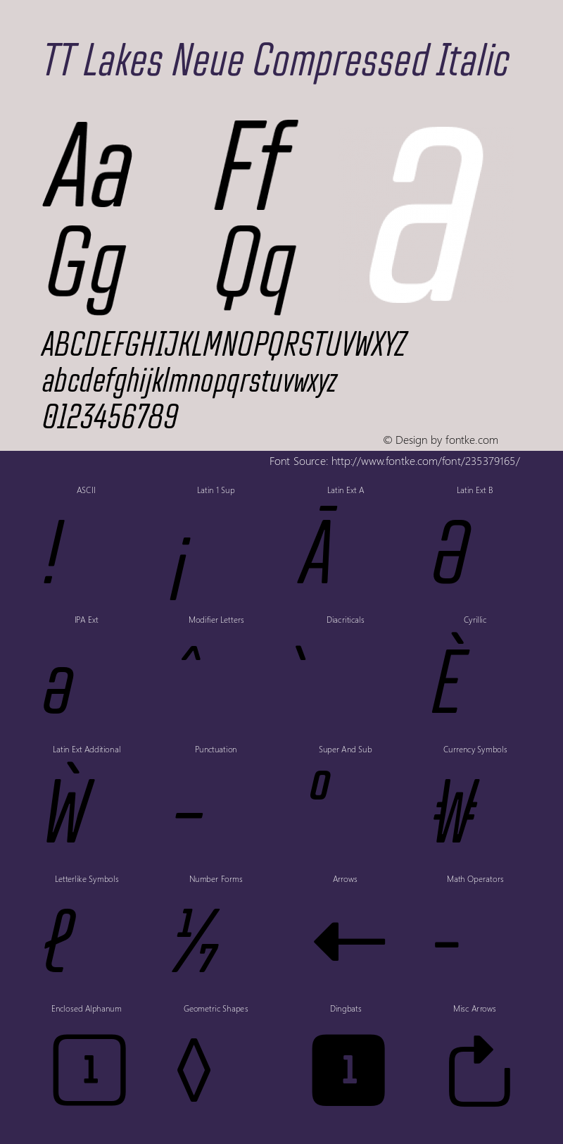 TT Lakes Neue Compressed Italic Version 1.100.14042021图片样张