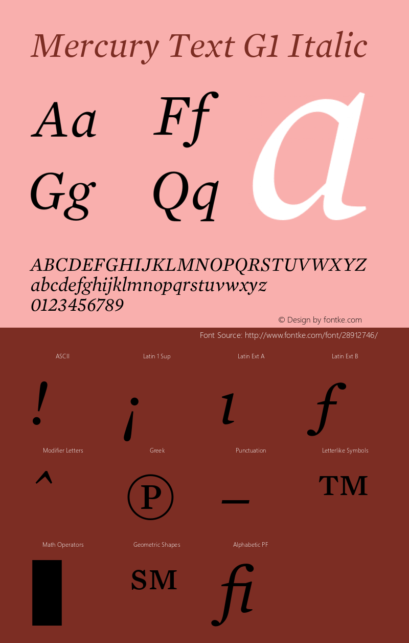 MercuryTextG1-Italic 001.000图片样张