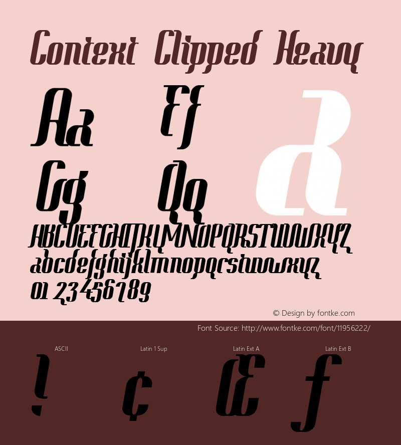 Context Clipped Heavy Version 0.0; 1999; initial release图片样张