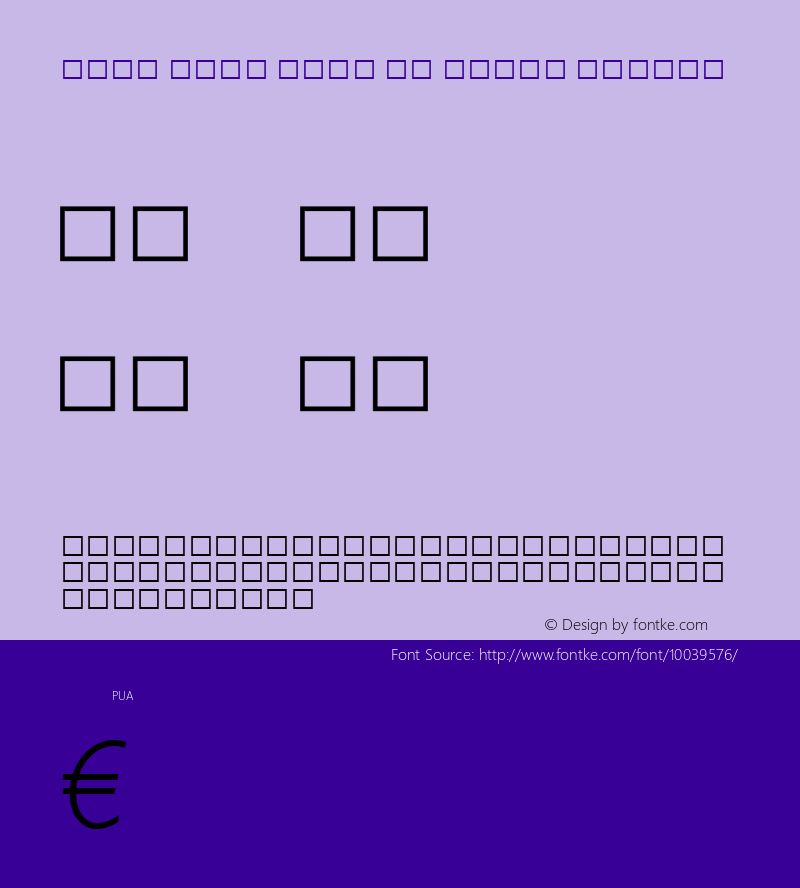 Gill Sans Euro MT Light Italic Version 2.0 - May 8, 1995图片样张