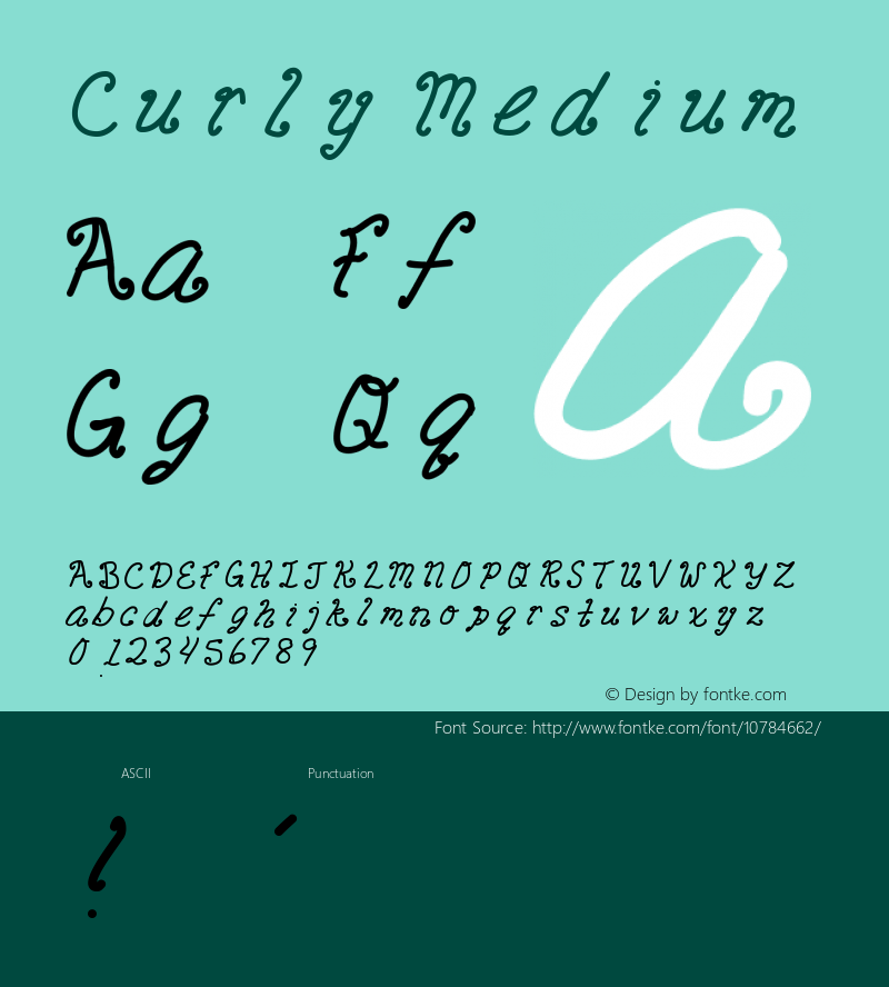 Curly Medium Version 001.000图片样张