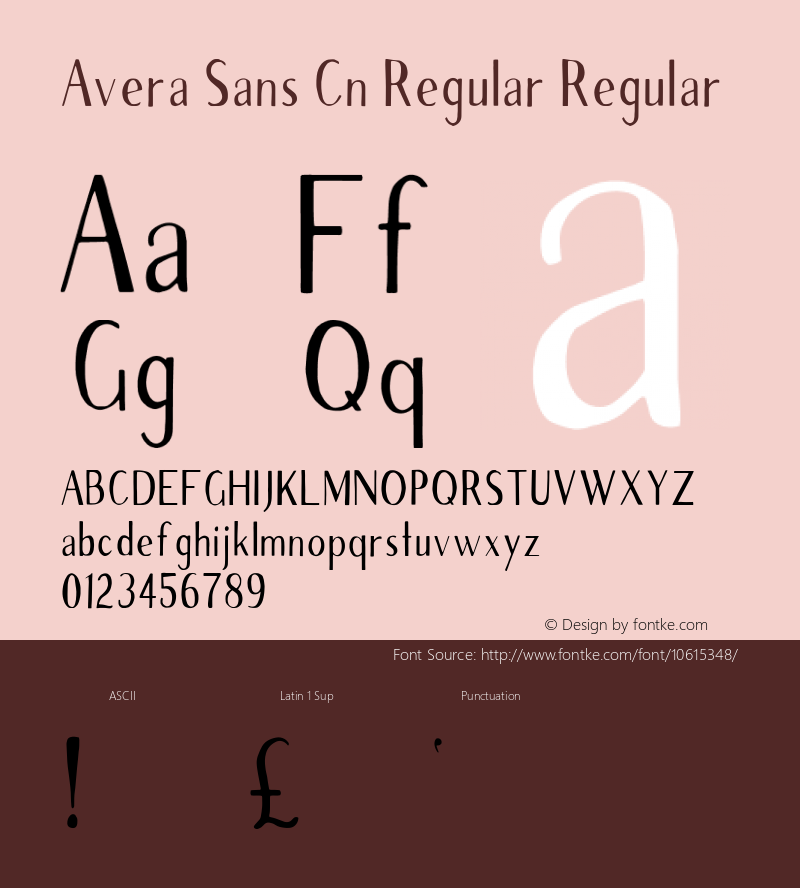 Avera Sans Cn Regular Regular 001.001图片样张