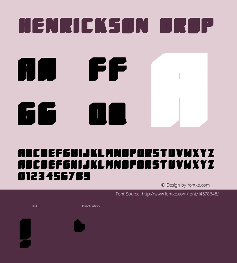 Henrickson Drop Version 1.000图片样张