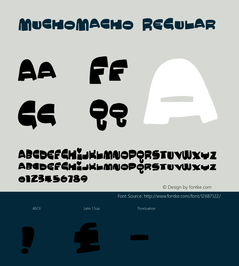 MuchoMacho Regular 1.0图片样张