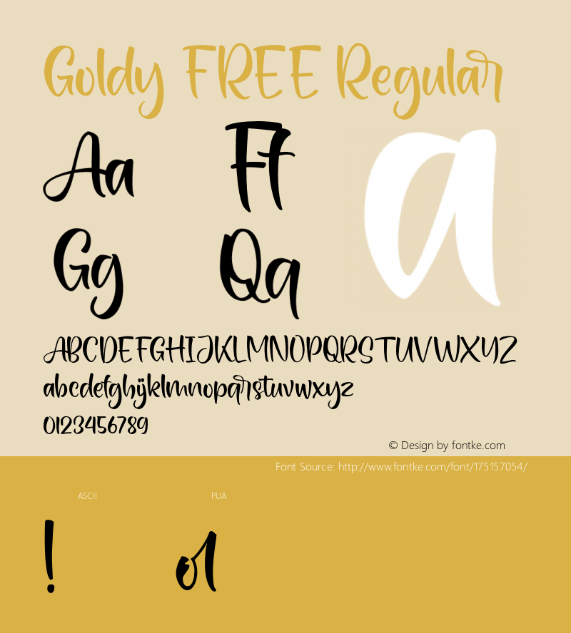 GoldyFREE Version 1.000图片样张