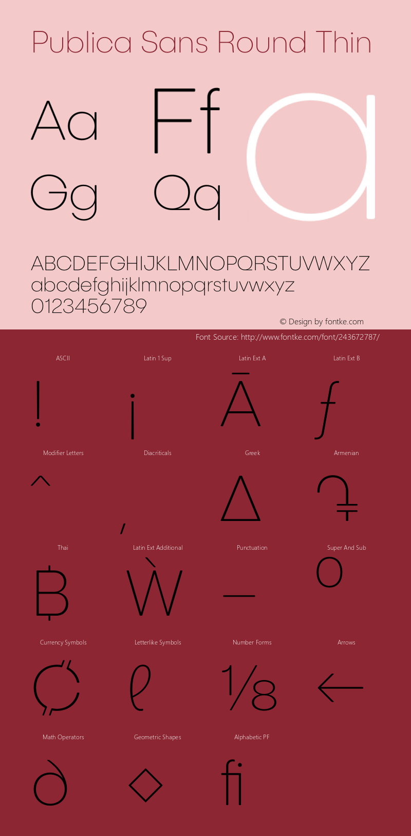 Publica Sans Round Thin Version 1.000 (2021-01-26) | FøM Mod图片样张