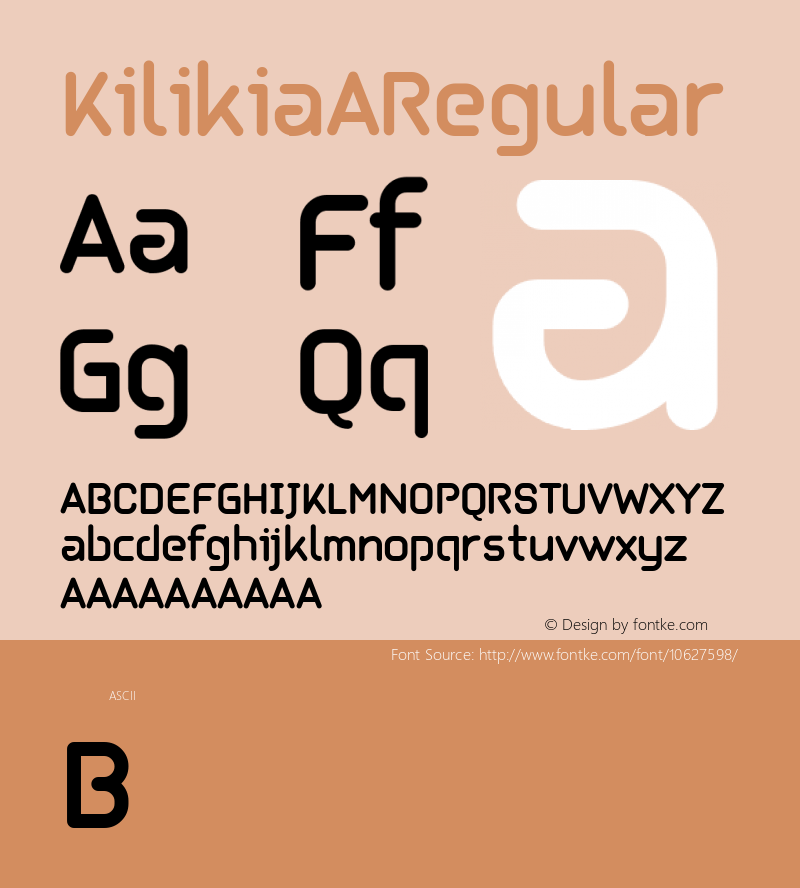 Kilikia Regular Version 1.0图片样张