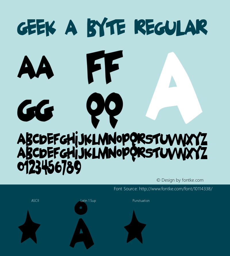 Geek a byte Regular 2图片样张