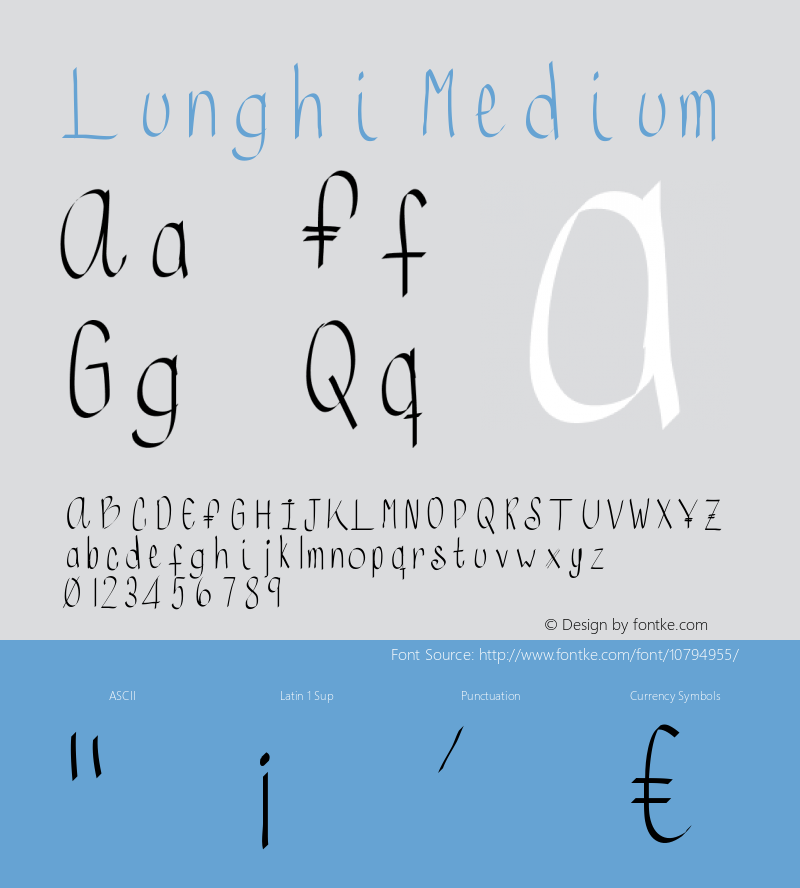 Lunghi Medium Version 001.000图片样张