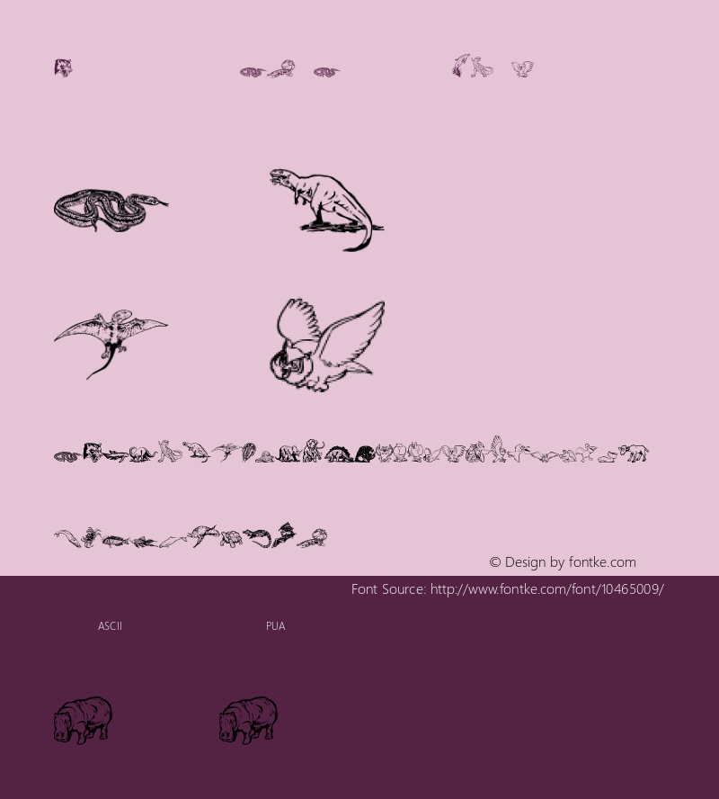 Butterfly A9 Animals-E Regular Version 1.00 August 4, 2008, initial release图片样张