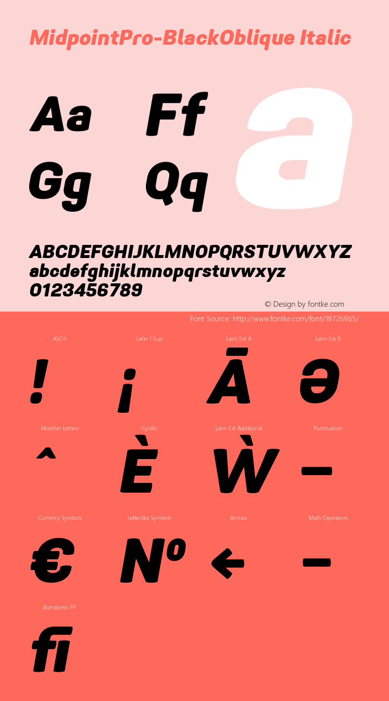 MidpointPro-BlackOblique Italic Version 1.000;easy.konstantynov.midpoint-pro.black-oblique.wfkit2.version.4Gyh图片样张